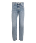Toteme Blue Organic Denim Straight Low-Rise Jeans
