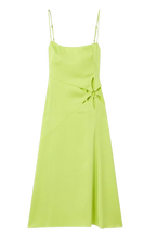 Imogen Lime Midi Dress