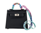 Hermes Noir Mini Kelly Twilly Bag Charm
