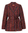 Altuzarra Hattson belted tie-dyed cotton-blend blazer