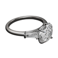 2 Carat Radiant Cut Lab Grown Diamond Ring