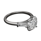 2 Carat Radiant Cut Lab Grown Diamond Ring