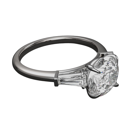 2 Carat Radiant Cut Lab Grown Diamond Ring