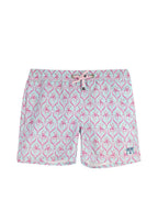 Pink House Mustique Mint and Pink Floral Shorts