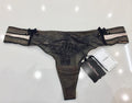 Chantal Thomass Black & Nude Tulle Thong