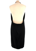 Celine Black Halterneck Open-back Dress