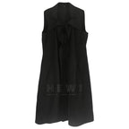 Elie Tahari Ruffled Black Silk Dress