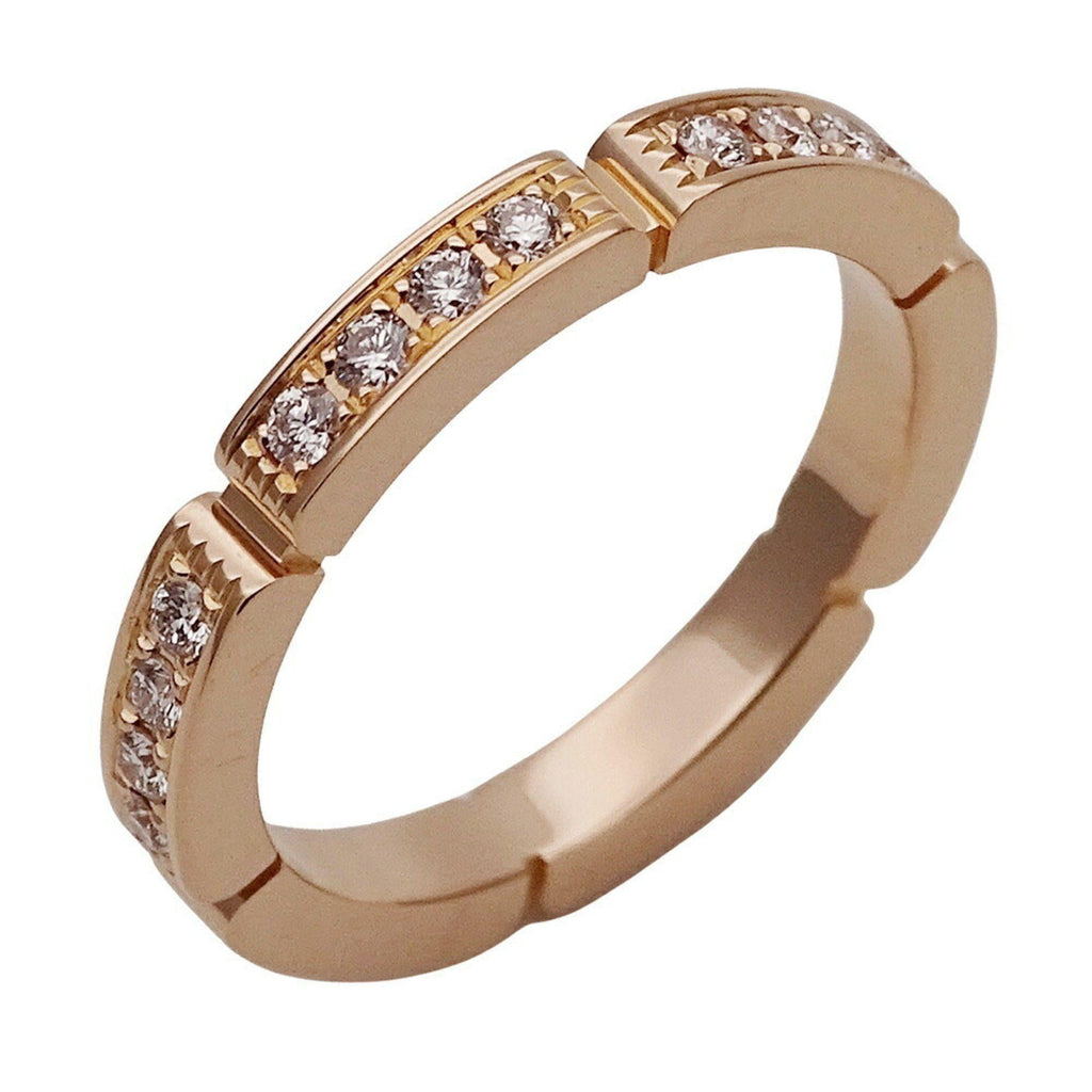 Cartier Rose Gold Maillon Panthère Ring  Size 48