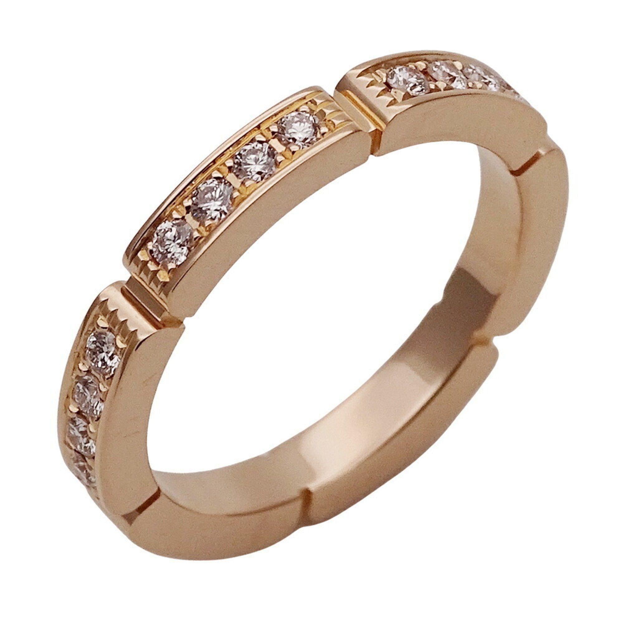 Cartier Rose Gold Maillon Panthère Ring  Size 48