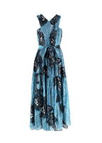 Ulla Johnson Adora Sky Blue Silk Maxi Dress