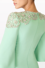 Jenny Packham Daze Minimal Gown Sculpted Sleeves