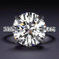 Verde 5ct IGI Certified Lab Grown Round Cut Diamond Ring