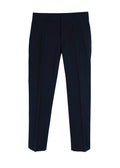 Lanvin Navy Cotton Tailored Trousers