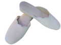 Ivory Scalloped Bedroom Slippers