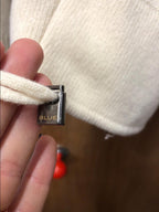 Blanc Blue Funnel Neck Lightweight Sweatshirt