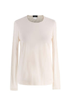 Akris Cream Cashmere Blend Fine Knit Sweater