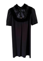 Gucci Black Bow Detail Mini Dress