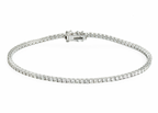 18ct White Gold Diamond Tennis Bracelet
