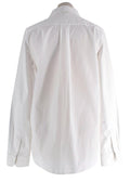 Celine White Collared Cotton Shirt