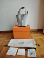 HERMÈS Picotin 18 Lock In Blue Pale