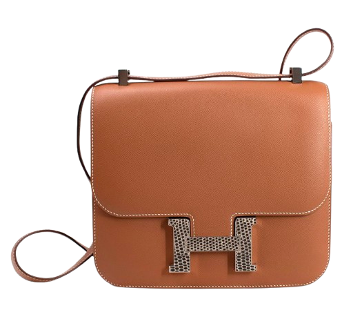 Hermès Constance 24 in Gold Madame Leather with Palladium Lizard Hardware