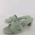 Hermes Light Green Oasis Sandals