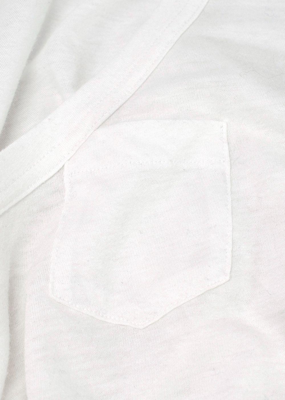 Sacai Luck Lace Trim White T-Shirt