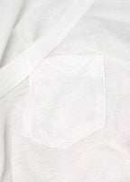 Sacai Luck Lace Trim White T-Shirt