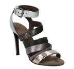 Brunello Cucinelli Strappy Metallic Sandals