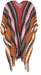 Missoni Multicoloured Wool Blend Poncho