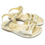 Step 2wo Girls Gold Sandls