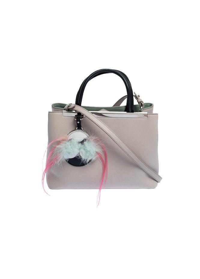 Pink leather Monster Mini 2Jours bag