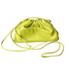 The Mini Pouch Kiwi Nappa Clutch Bag
