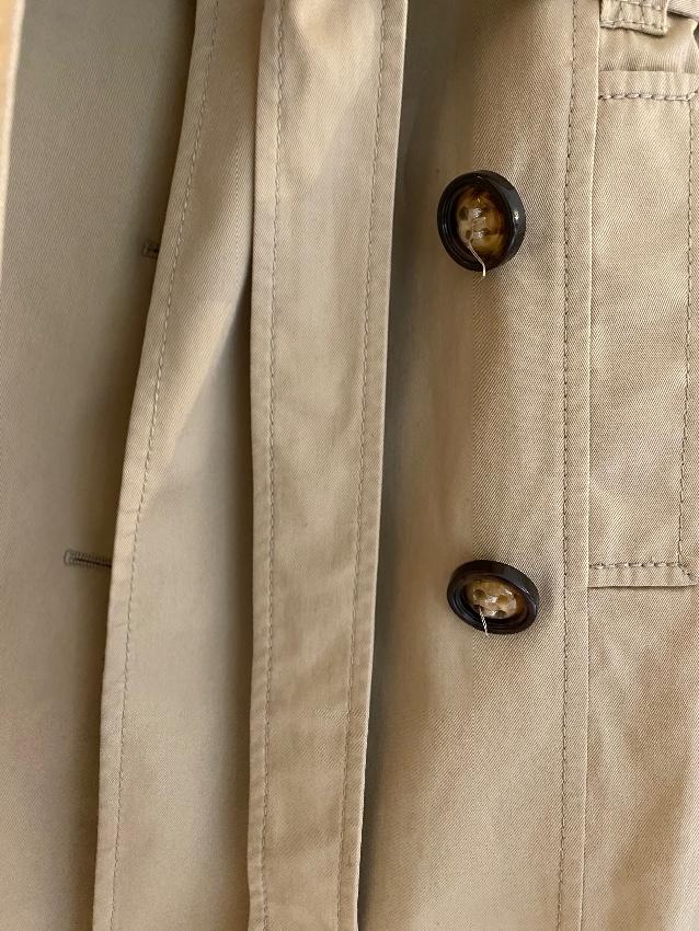 Red Valentino beige cotton trench coat