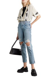 Agolde Distressed Fen Jeans