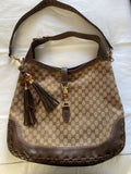 Gucci Brown Monogram Hobo Bag