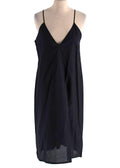 RAEY Black Broidery Anglaise Sleeveless Midi Dress