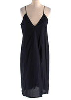 RAEY Black Broidery Anglaise Sleeveless Midi Dress