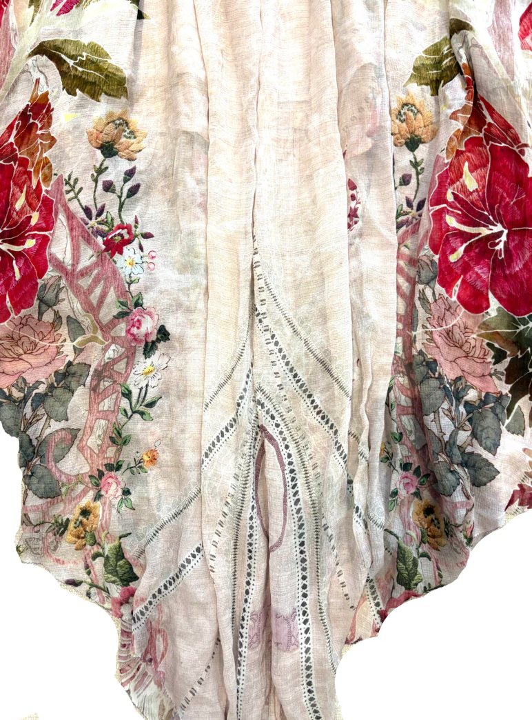 Camilla Printed Silk Skirt