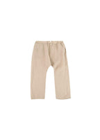 3-4Y Kids Beige Linen Pants