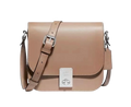 Coach Taupe Hutton Saddle bag