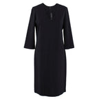 St. John Black Knit Dress