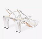 Sandro Silver Faye Sandals