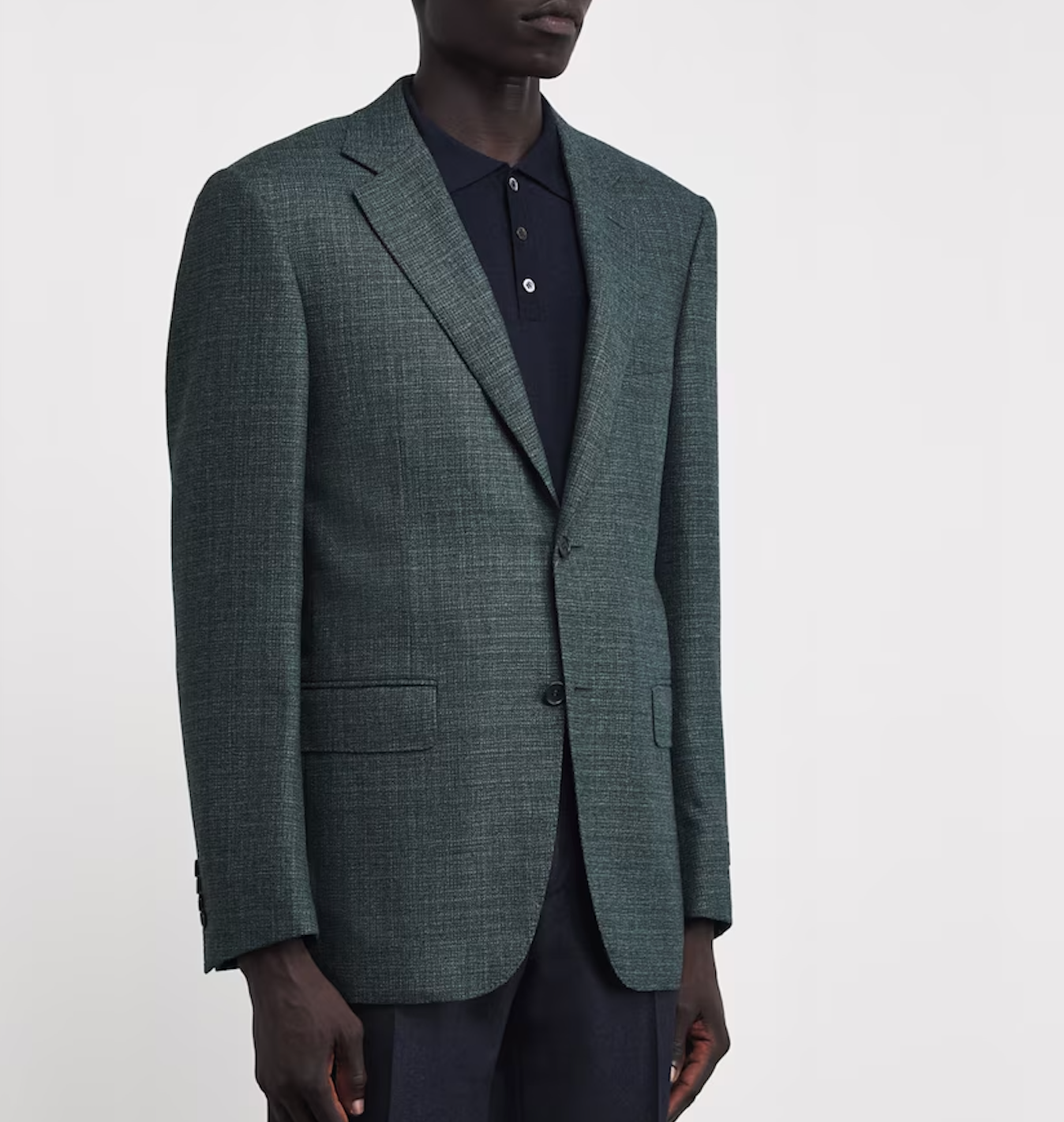 Canali Grey Wool Blazer