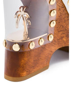 Sophia Webster White Paradise Wedge Sandals