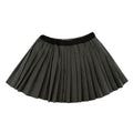 Bonpoint Grey Wool Blend Pleated Skirt