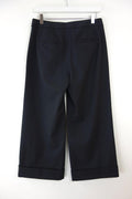 Black Wool Culottes