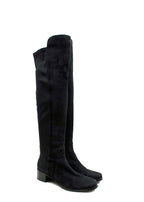 Stuart Weitzman Black 5050 Suede Knee High Boots