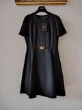 Black Virgin Wool Medusa Dress