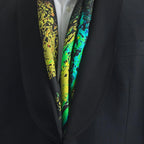 Rosemary Goodenough Mad Red Flowers VIII Silk Scarf